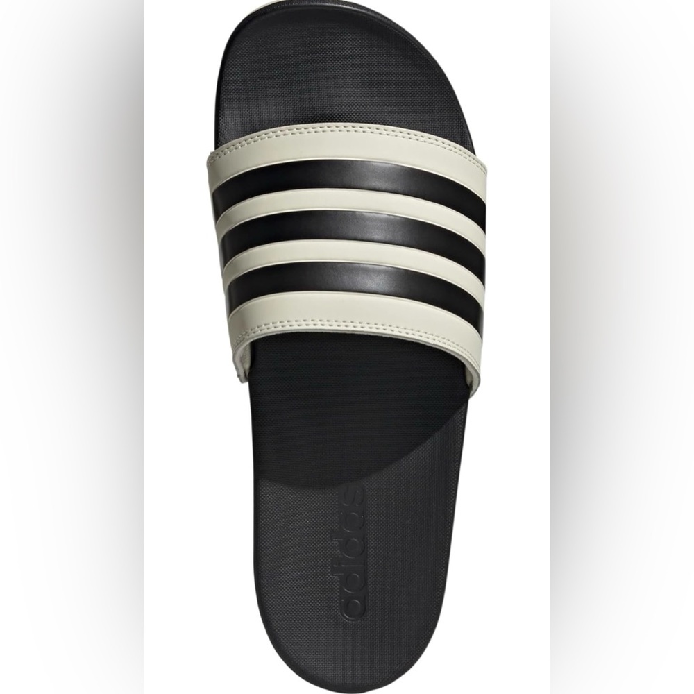 Men’s Adidas Adilette Slides Alumina / Black Size 10 NEW WITH TAGS AND BOX - Picture 5 of 15